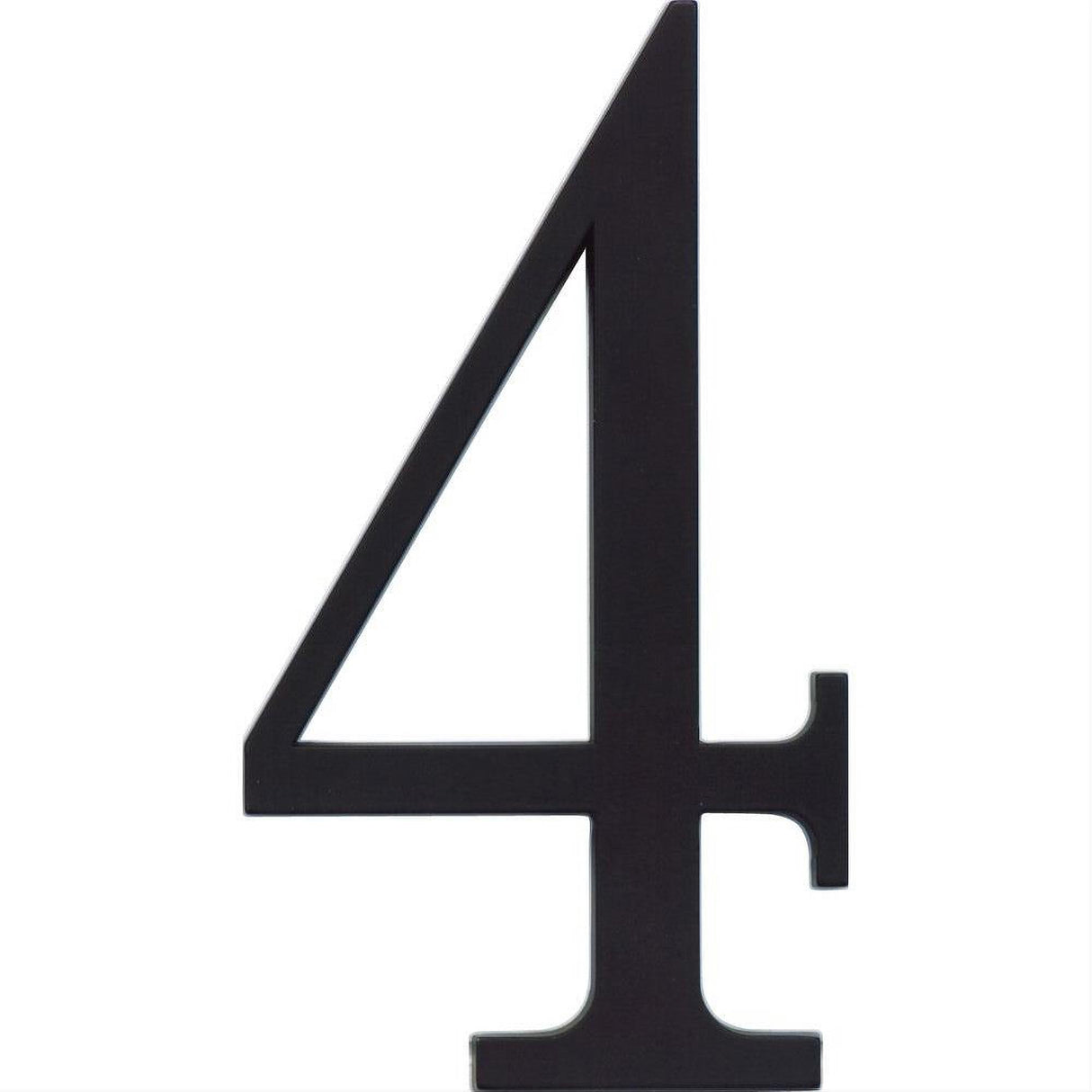 Atlas Homewares TRN4-BL Traditionalist House Number Matte Black