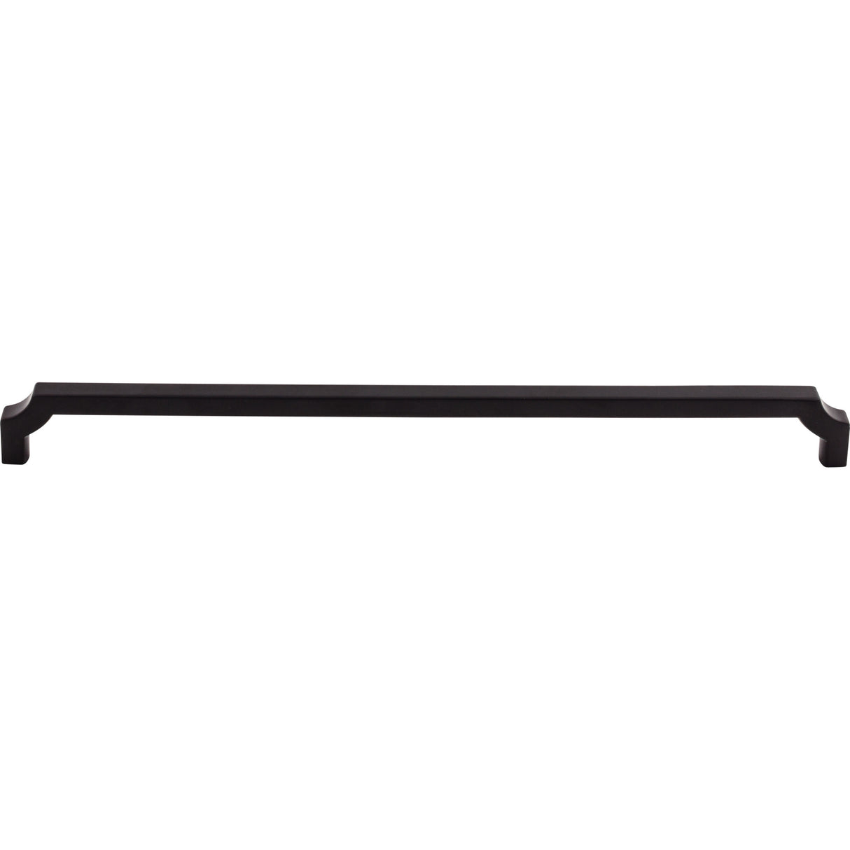 Top Knobs TK3026BLK Davenport 12" Center to Center Bar Pull Flat Black