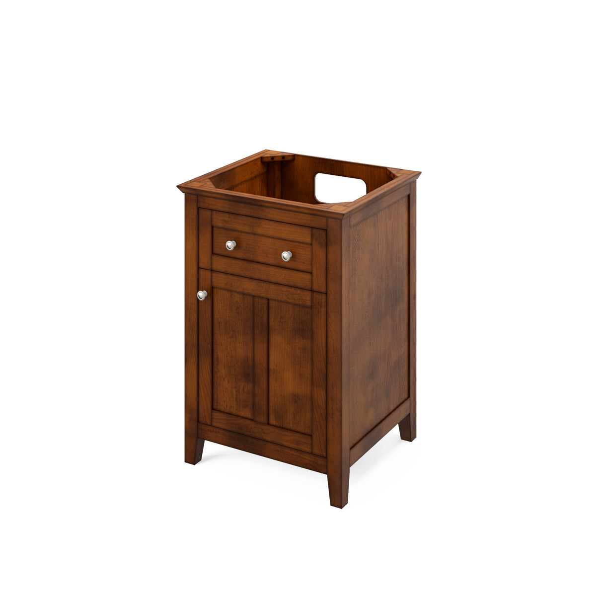 Jeffrey Alexander Chatham 24" Chocolate Single Sink Bathroom Vanity with Calacatta Vienna Quartz Top - 8 in. Widespread Faucet Top product image 3