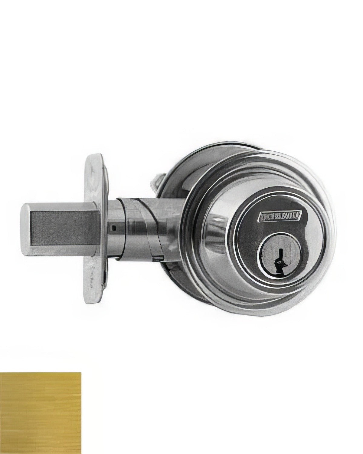 Schlage Commercial B560P606 satin brass single cylinder deadbolt