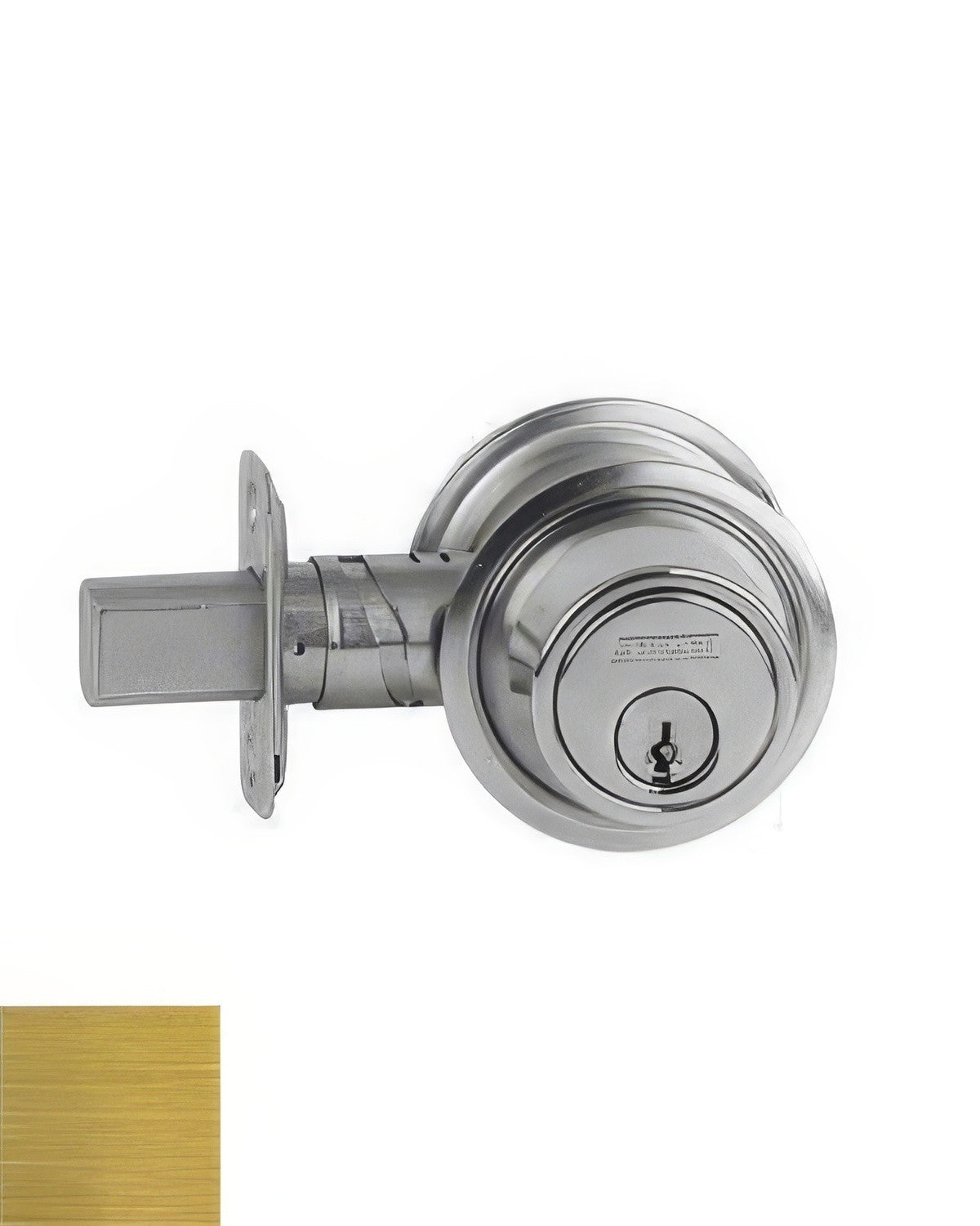 Schlage B562P606 B500 Series double cylinder deadbolt in satin nickel, additional view