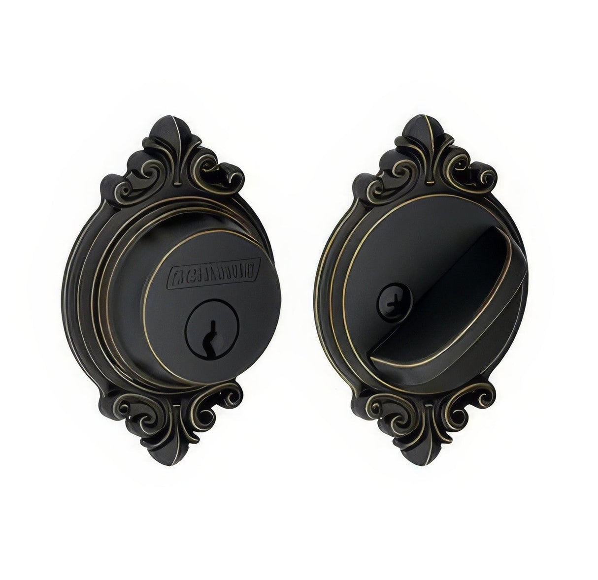 Schlage B60BRK716 aged bronze single cylinder deadbolt