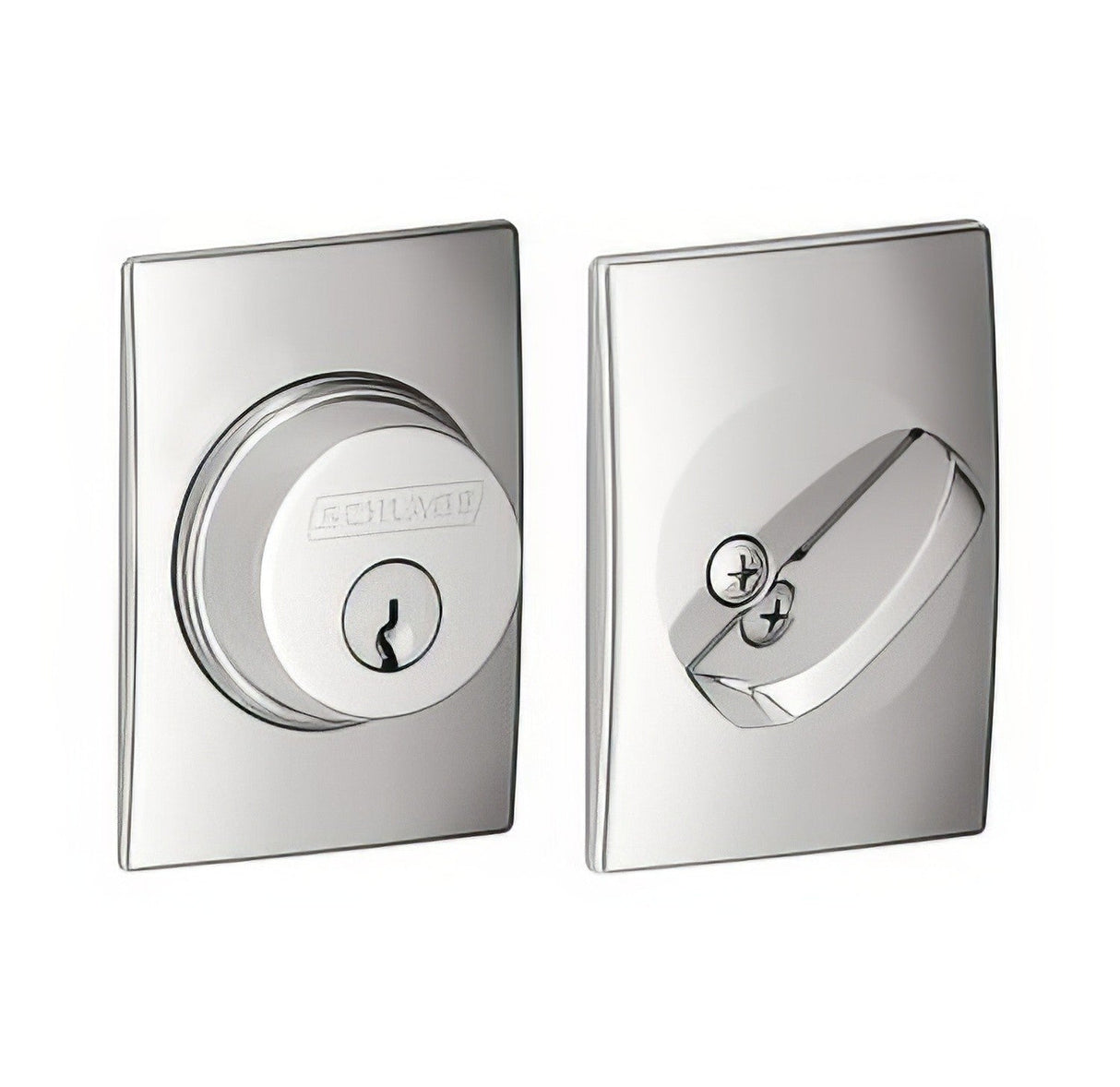 Schlage B60CEN Single Cylinder Deadbolt with Century Rose
