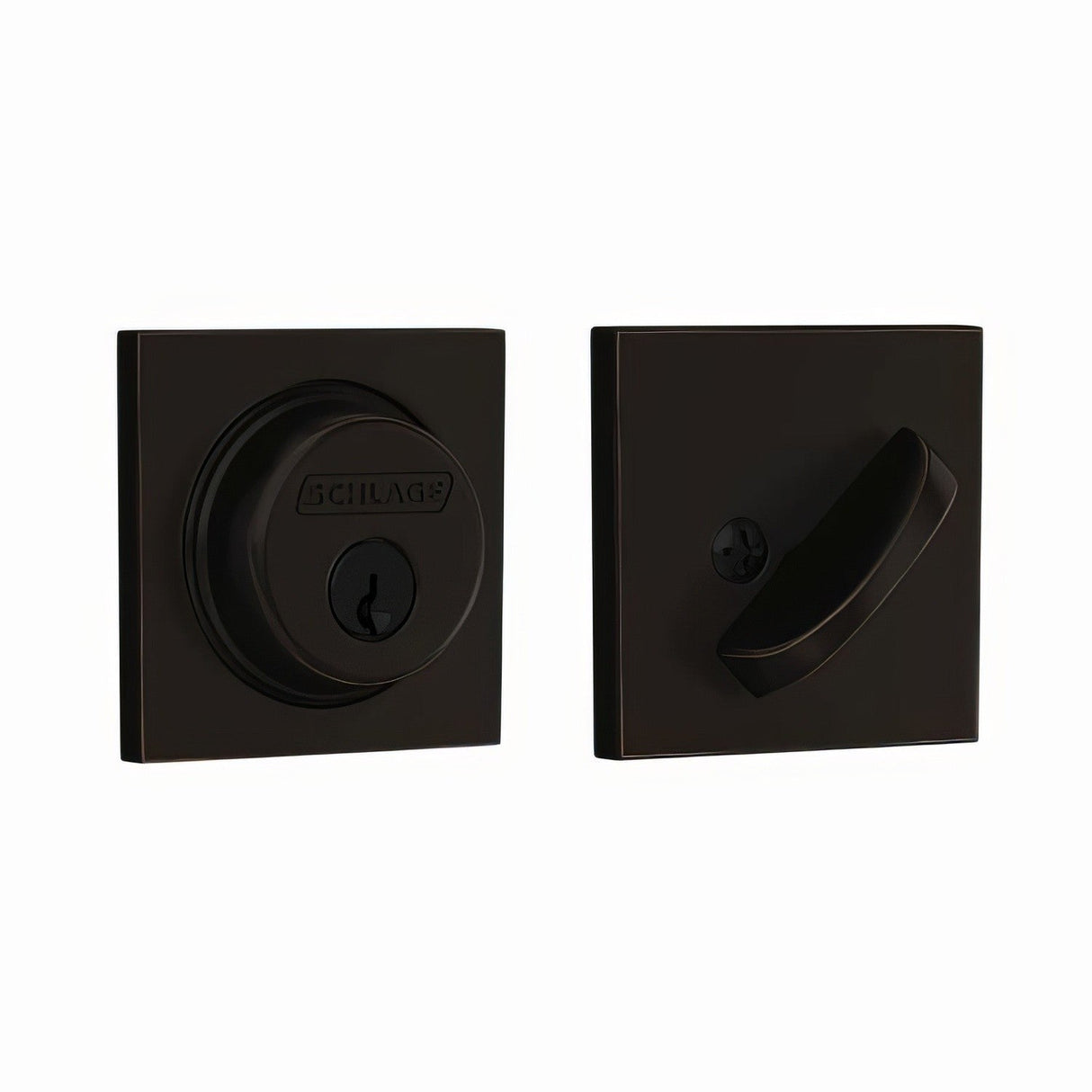 Schlage B60COL716 aged bronze single cylinder deadbolt