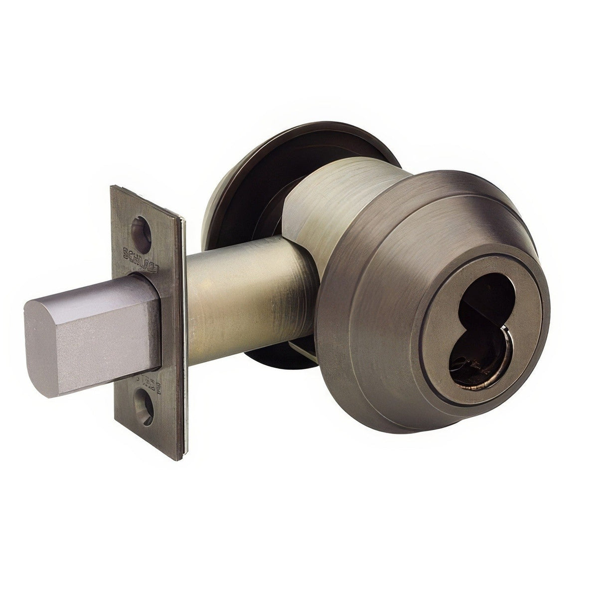 Schlage B660B613 B600-Series single cylinder deadbolt, additional view