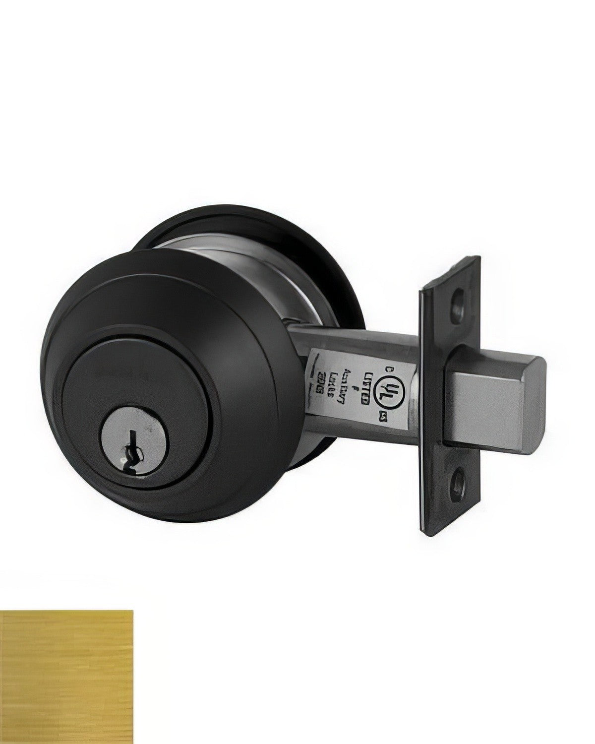 Schlage Commercial B662P606 satin brass double cylinder deadbolt