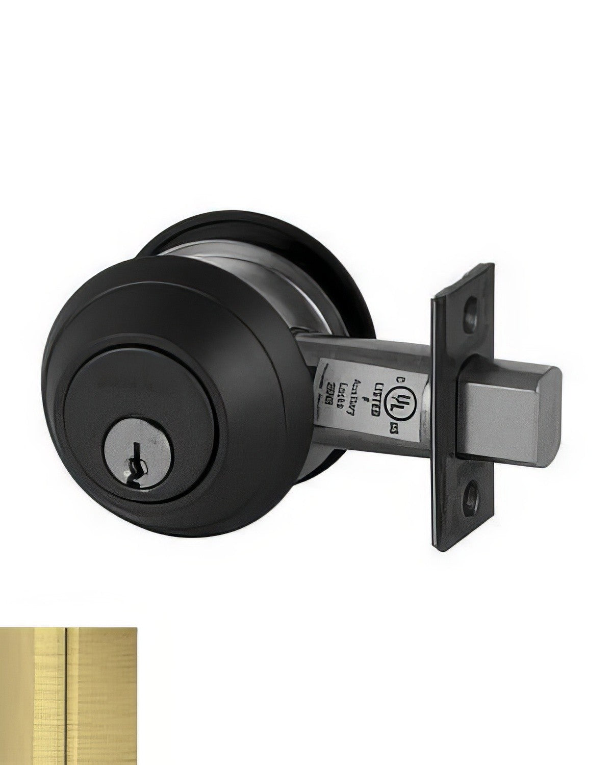 Schlage Commercial B662P609 antique brass double cylinder deadbolt