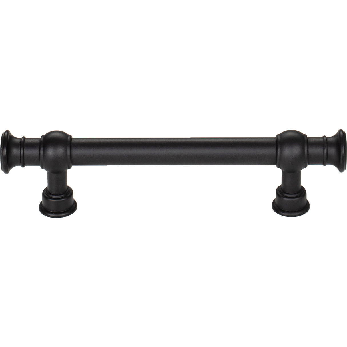 Top Knobs TK3121BLK Ormonde 3 3/4" Center to Center Bar Pull Flat Black