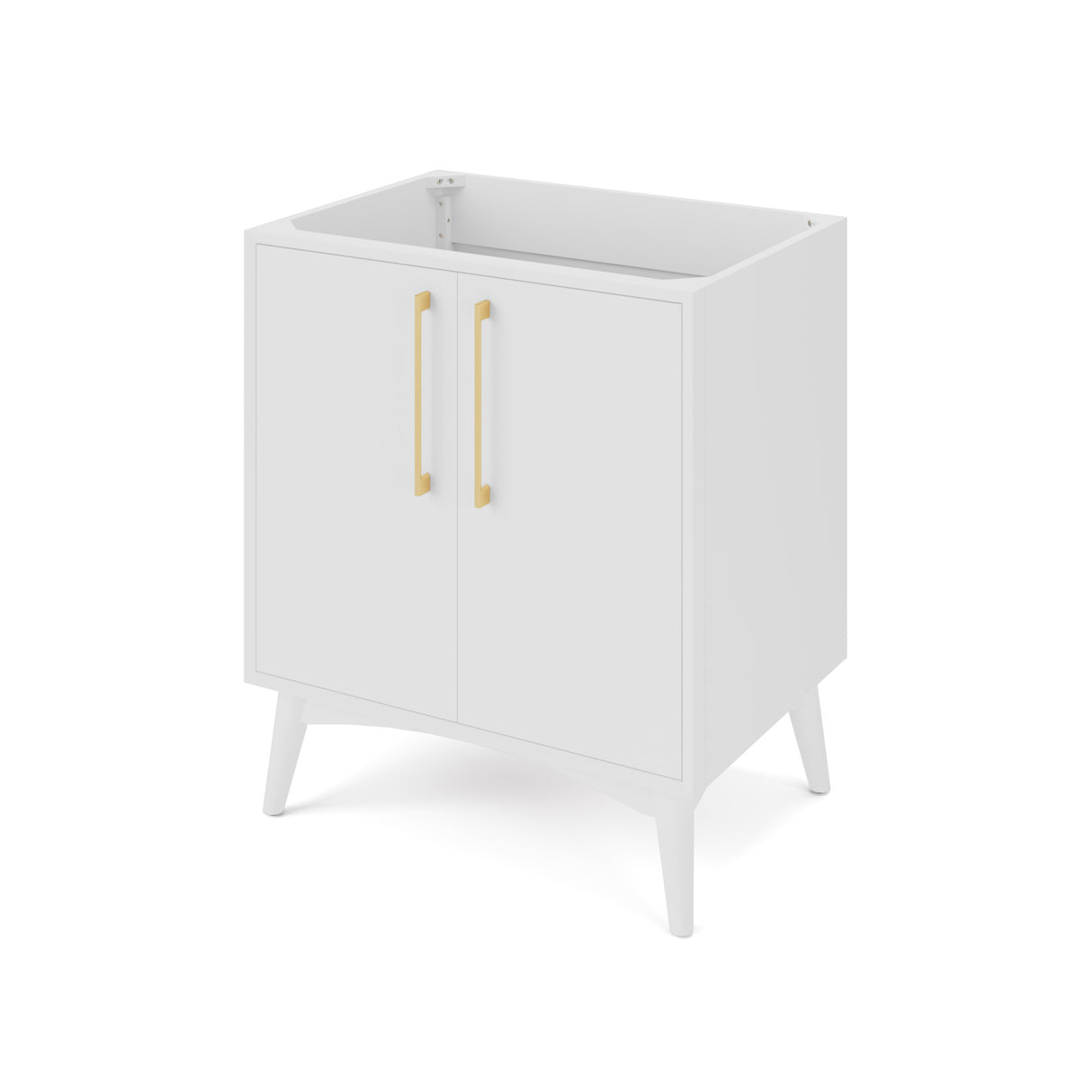 Jeffrey Alexander Dashwood White Single Sink Bathroom Vanity with White Quartz Top - Single-Hole Faucet Top - VKITDAS30WHWQR1 product image 2
