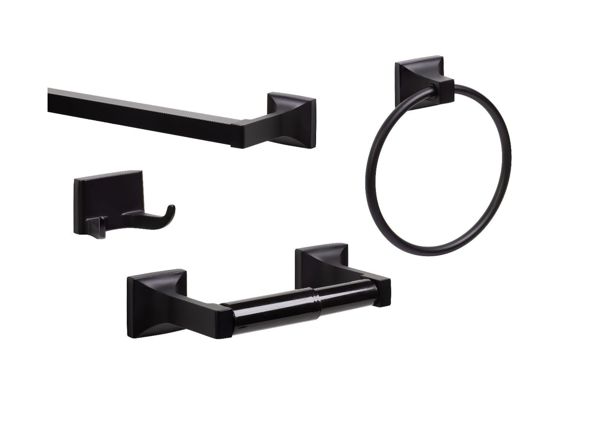 Sure-Loc BA-SET-PH2 FBL flat black bathroom hardware set