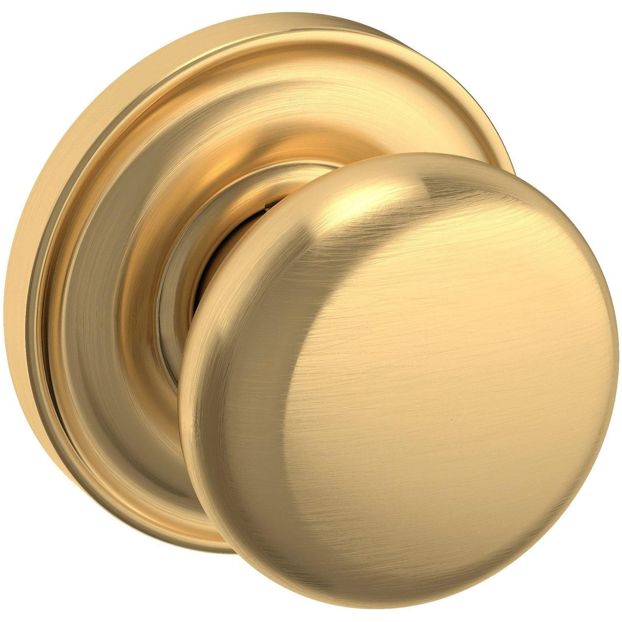 Baldwin 5015031PRIV 5015.PRIV Classic Privacy Knobset Unlacquered Brass