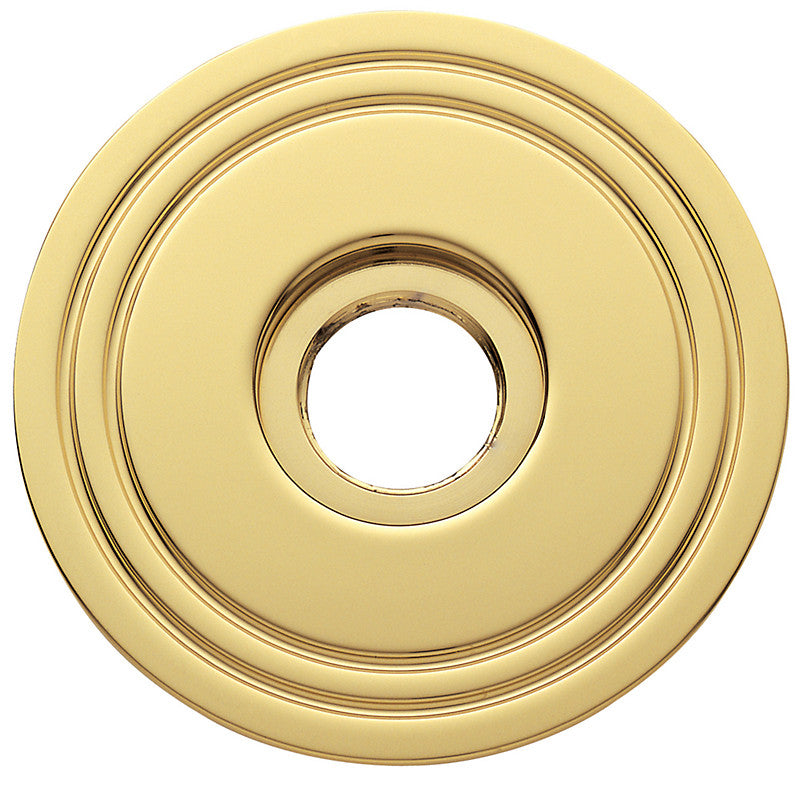 Baldwin 5047031FD 5047.FD Pair of Estate Rosettes for Dummy Functions Non-Lacquered Brass