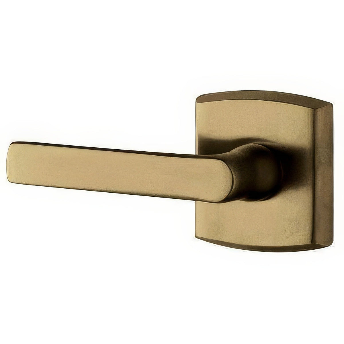 Baldwin 5485V050LMR 5485V.LMR Individual Soho Estate Dummy Door Lever Satin Brass and Black