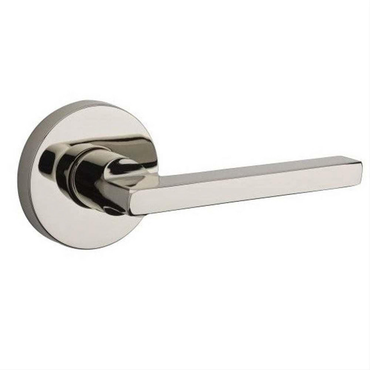 Baldwin HDSQUCRR055 HDSQUCRR Square Individual Dummy Door Lever Lifetime Polished Nickel
