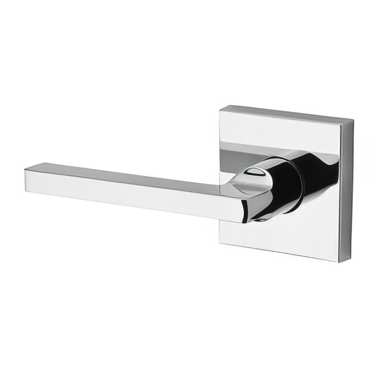 Baldwin HDSQUCSR260 HDSQUCSR Square Individual Dummy Door Lever Polished Chrome