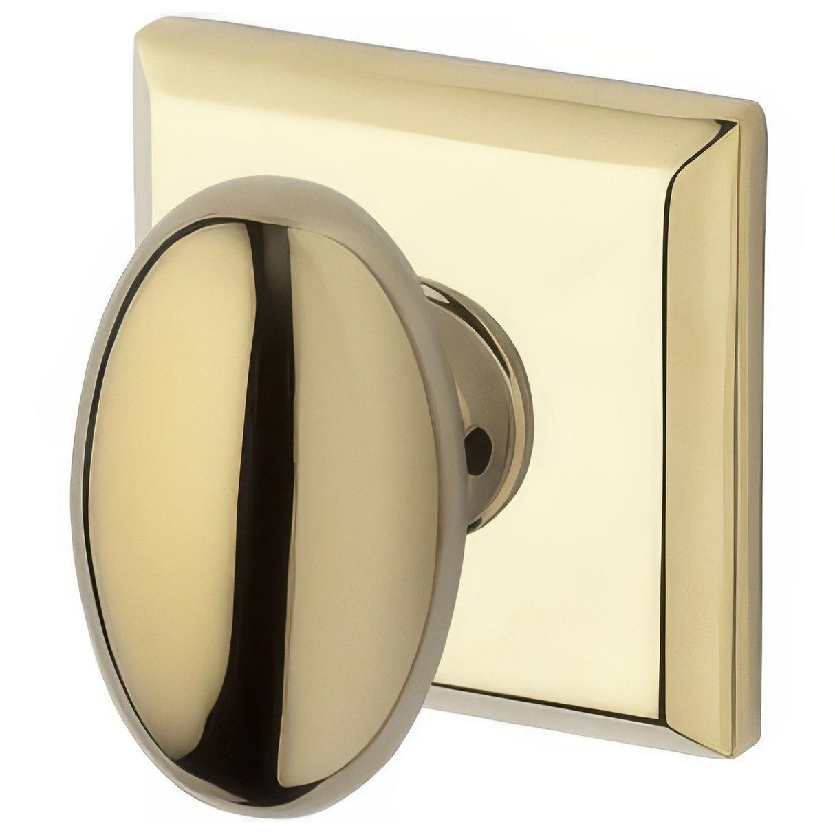 Baldwin PSELLTSR003 PS.ELL.TSR Ellipse Passage Knobset Polished Brass