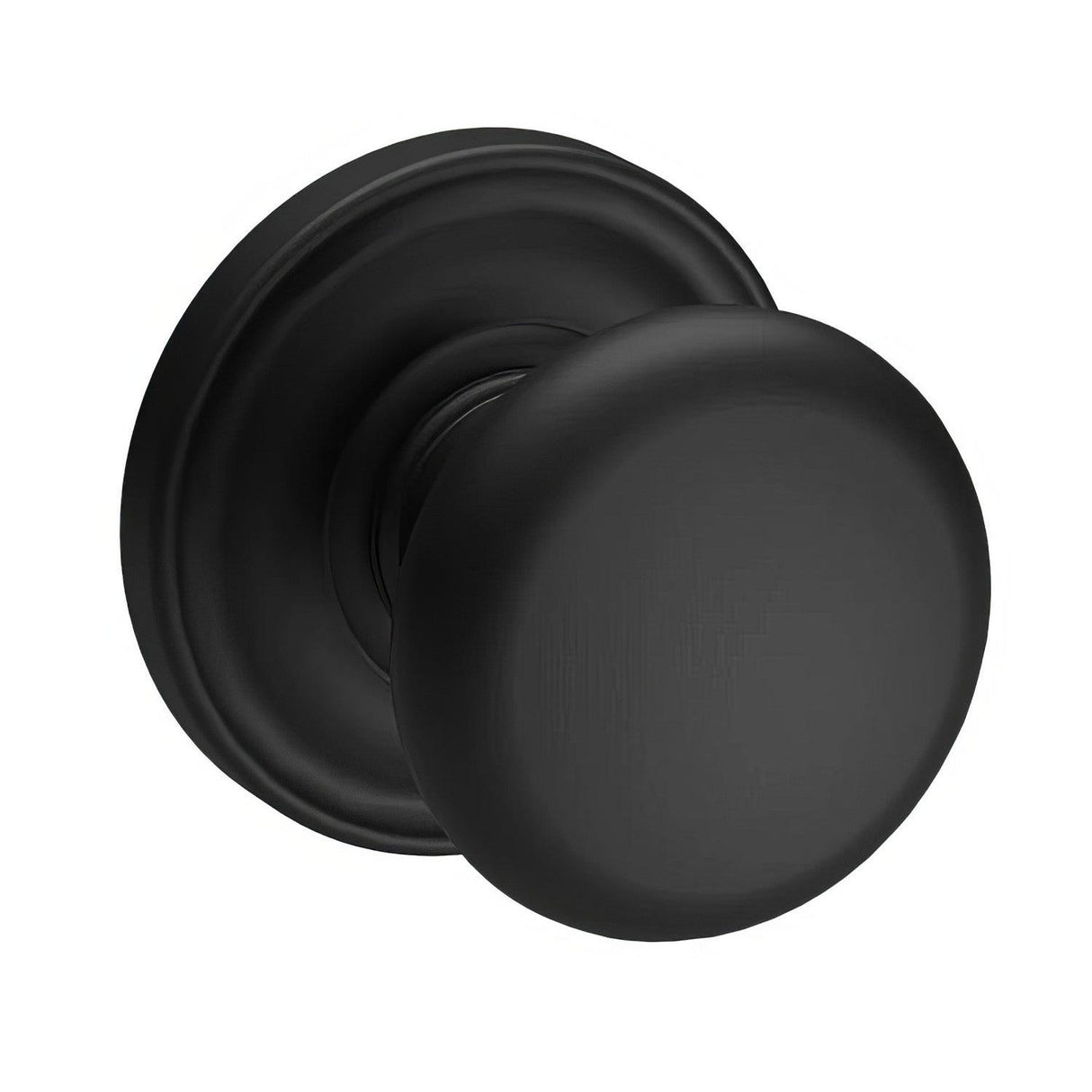Baldwin PSROUTRR190 PS.ROU.TRR Round Passage Knobset Satin Black