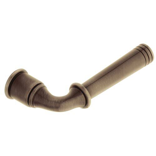 Baldwin 5114050MR 5114 Pair of Estate Levers Satin Brass and Black