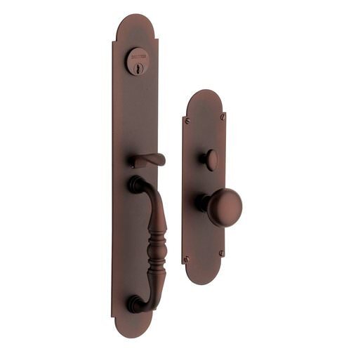 Baldwin 6543150DBLC satin nickel handleset trim pack