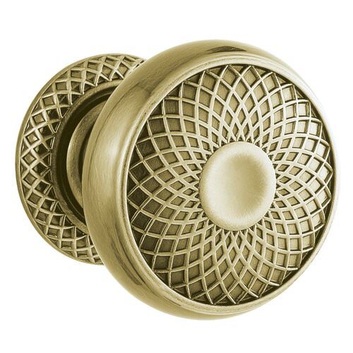 Baldwin K002060IMR K002.IMR Individual Estate Door Knob Satin Brass and Brown