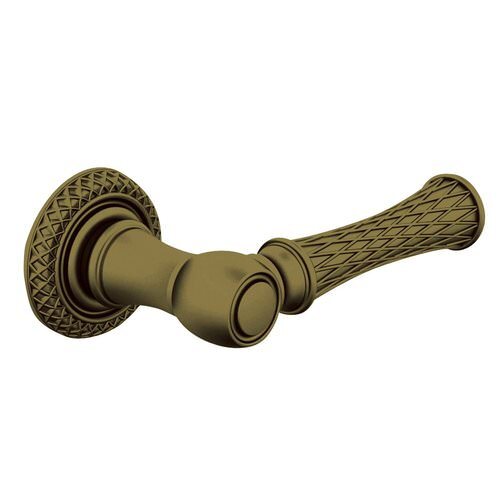 Baldwin L002050RMR L002.RMR Individual Right Hand Estate Dummy Door Lever Satin Brass and Black