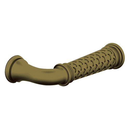 Baldwin L004060MR L004 Pair of Estate Levers Satin Brass and Brown