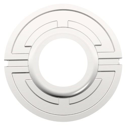 Baldwin R001031PV R001.PV Pair of Estate Rosettes for Privacy Functions Non Lacquered Brass