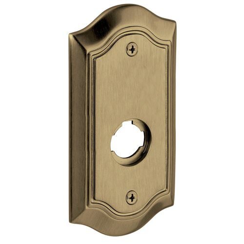 Baldwin R028190IDM R028.IDM Individual 5.65" Height Bethpage Dummy Rosette Satin Black