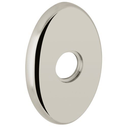 Baldwin R039003PV R039.PV Pair of 3.8" Height Oval Privacy Rosettes Lifetime Polished Brass