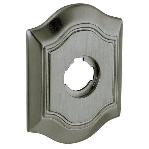 Baldwin R040151LPV R040.LPV Individual 5.8" Height Oval Left Hand Privacy Rosette Antique Nickel