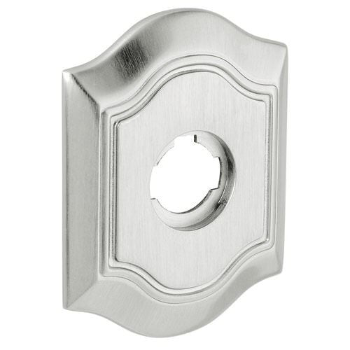 Baldwin R040040LPV R040.LPV Individual 5.8" Height Oval Left Hand Privacy Rosette Satin Brass