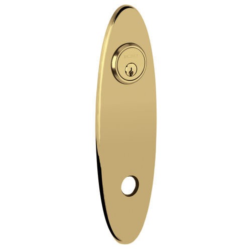 Baldwin R041034IPS R041.IPS Individual 10.75" Height Oval Passage Rosette Lacquered Vintage Brass