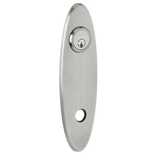 Baldwin R041040ENTR R041.ENTR Pair of 10.75" Height Oval Entry Kit Rosettes Satin Brass