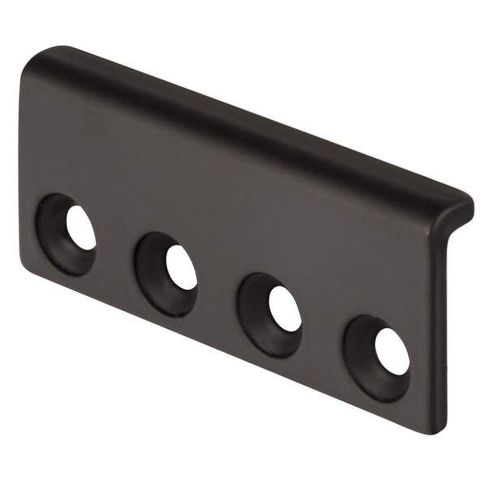 Sure-Loc BARN-CONNECT FBL flat black barn door rail connector
