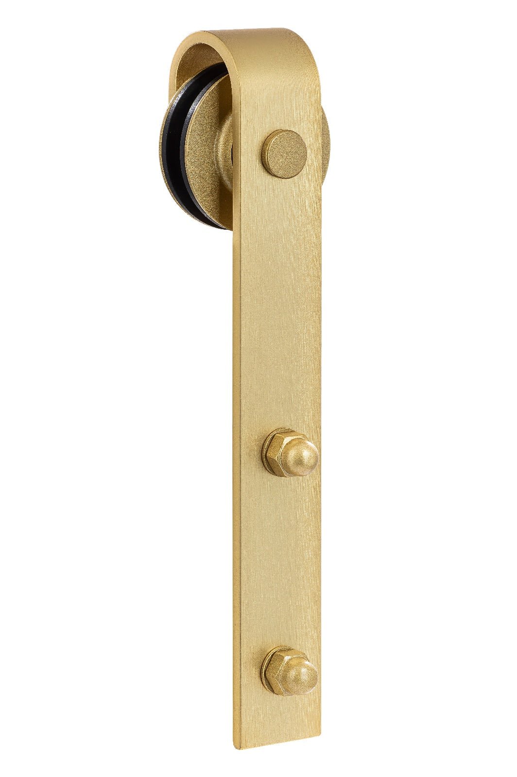 Sure-Loc BARN-ROL SB satin brass barn door track roller