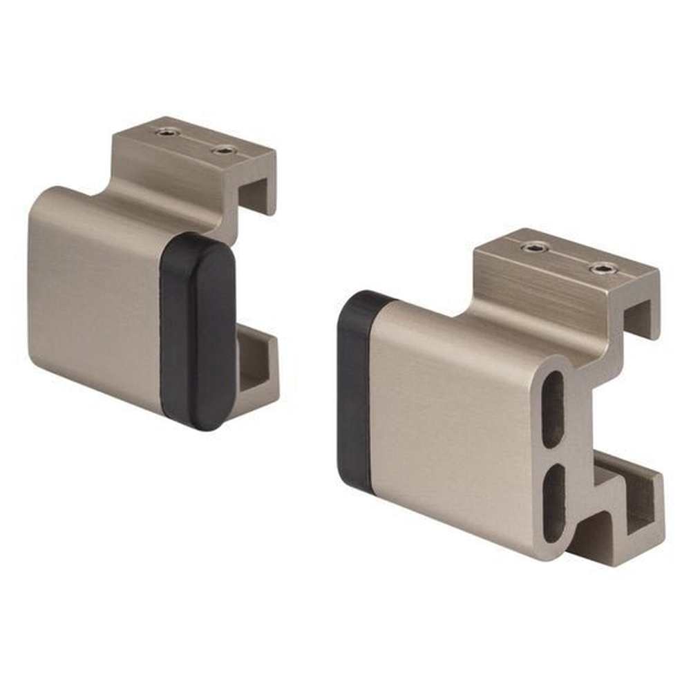 Sure-Loc BARN-STOP2 15 satin nickel barn door track stop