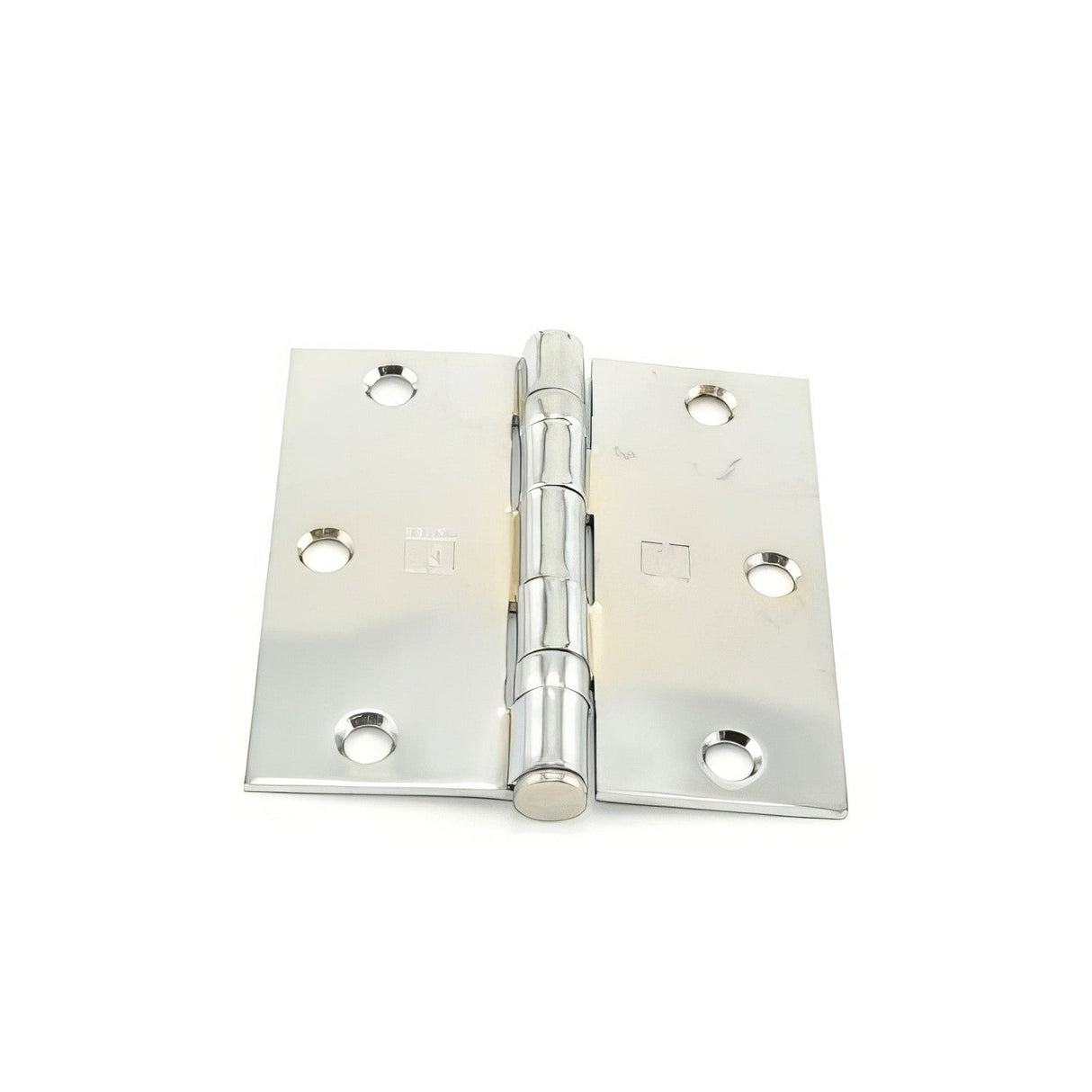 Hager BB174131226EA Residential ball bearing hinge in polished brass, additional view