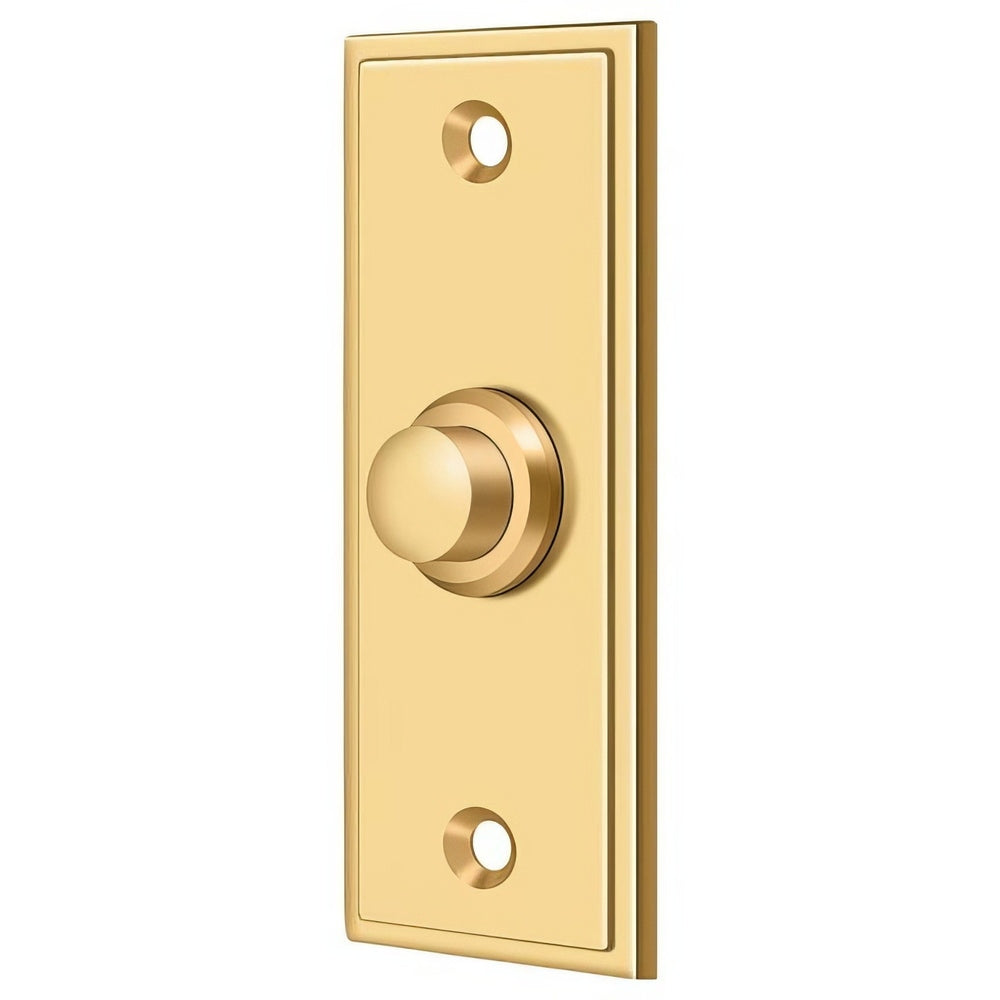Deltana BBS333CR003 lifetime polished brass door bell