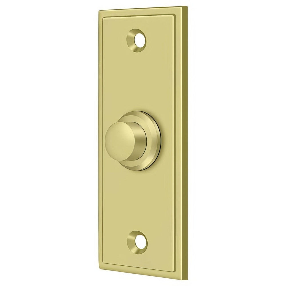 Deltana BBS333U3 polished brass door bell