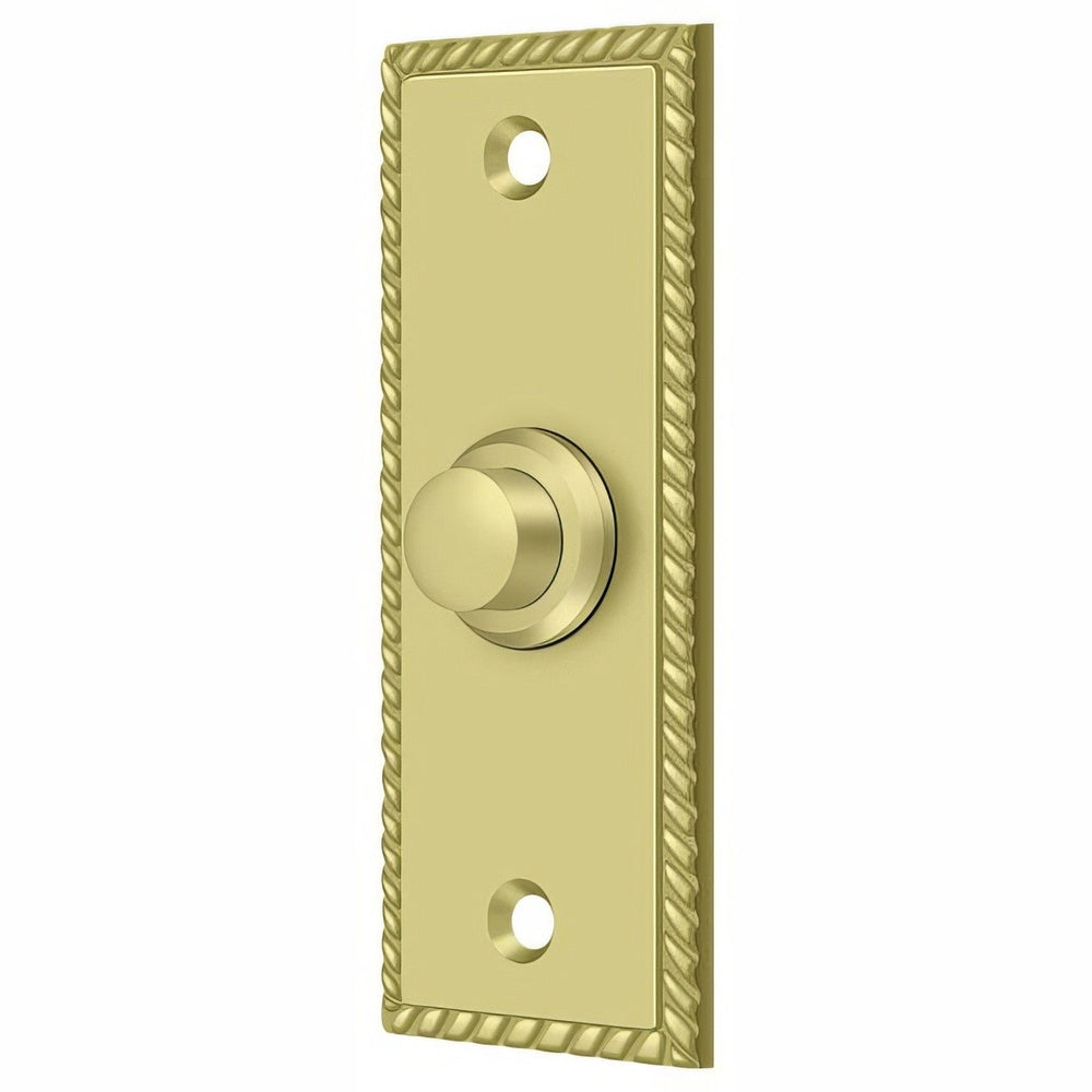 Deltana BBSR333U3 polished brass door bell