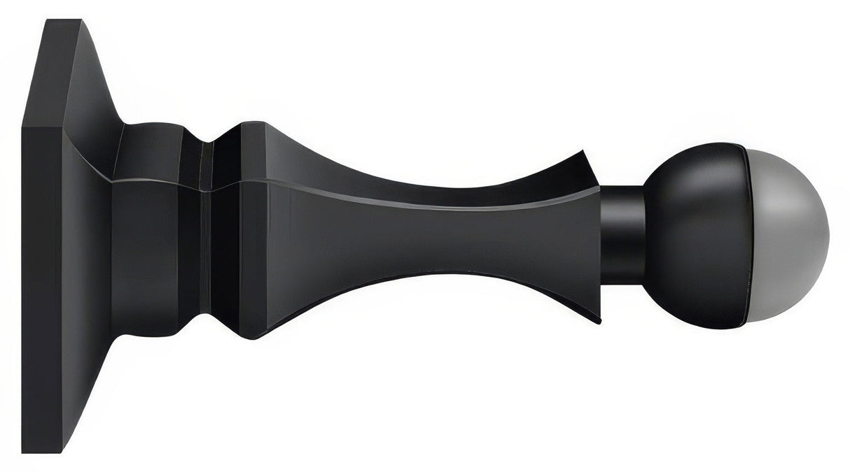 Deltana BDH35U19 paint black baseboard door stop