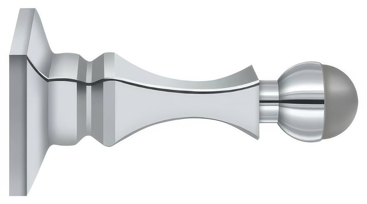 Deltana BDH35U26 chrome baseboard door stop
