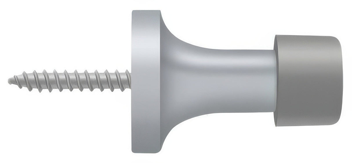 Deltana BDS125U26D brushed chrome baseboard door stop