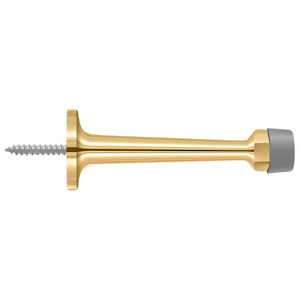 Deltana BDS30CR003 lifetime polished brass baseboard door stop