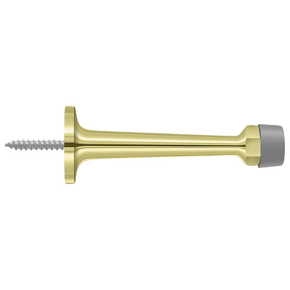 Deltana BDS30U3 polished brass baseboard door stop