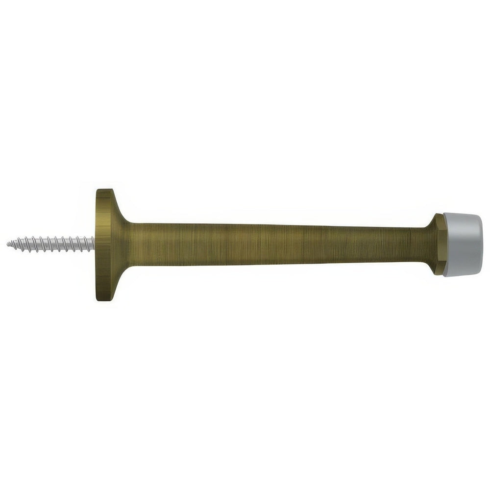Deltana BDS425U5 antique brass baseboard door stop