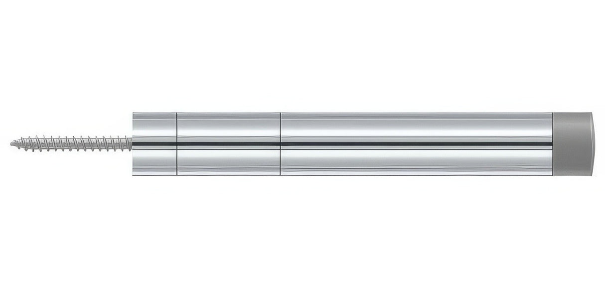 Deltana BDS450U26 polished chrome baseboard door stop