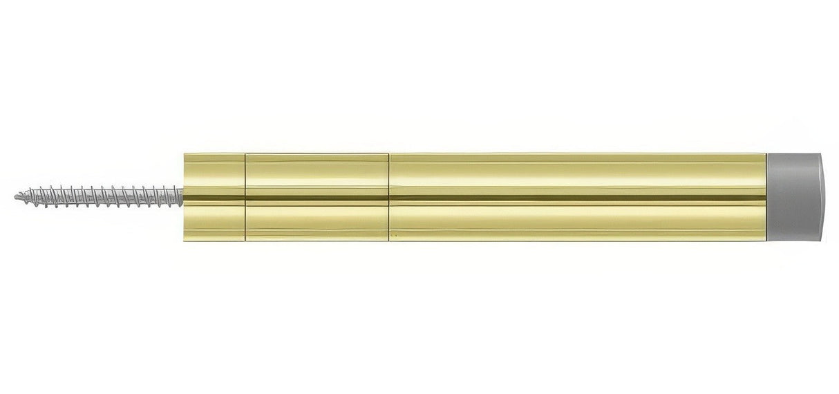 Deltana BDS450U3 polished brass baseboard door stop