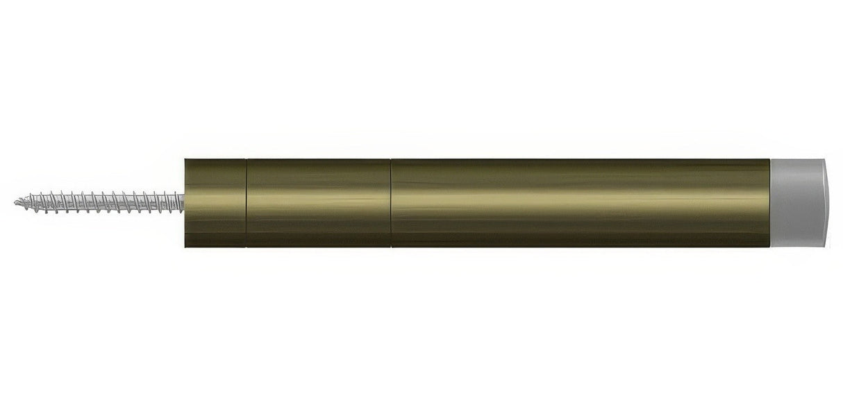 Deltana BDS450U5 antique brass baseboard door stop
