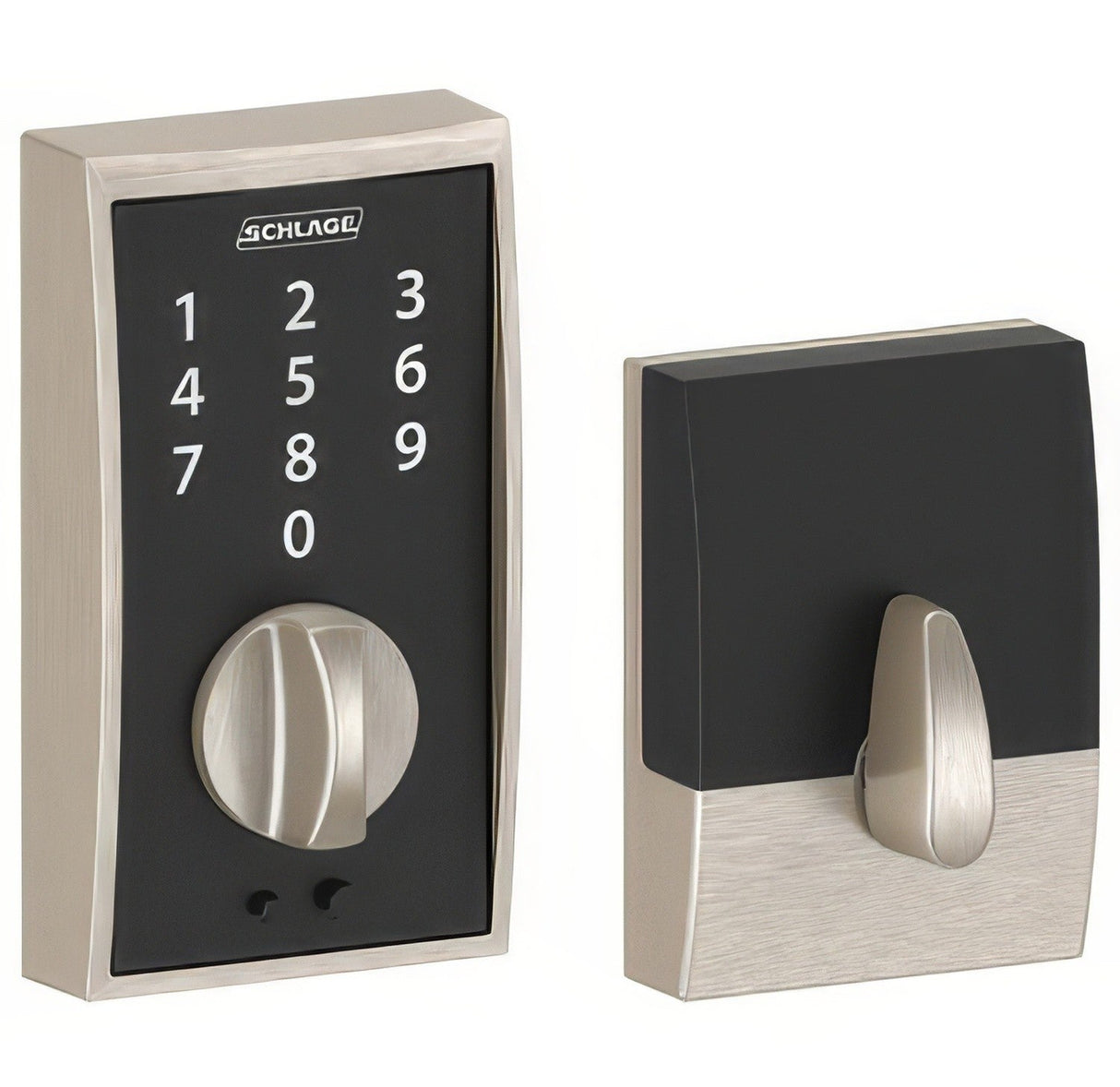 Schlage BE375CEN619 BE/FE Series, Century, Electronic Security touchscreen deadbolt, additional view